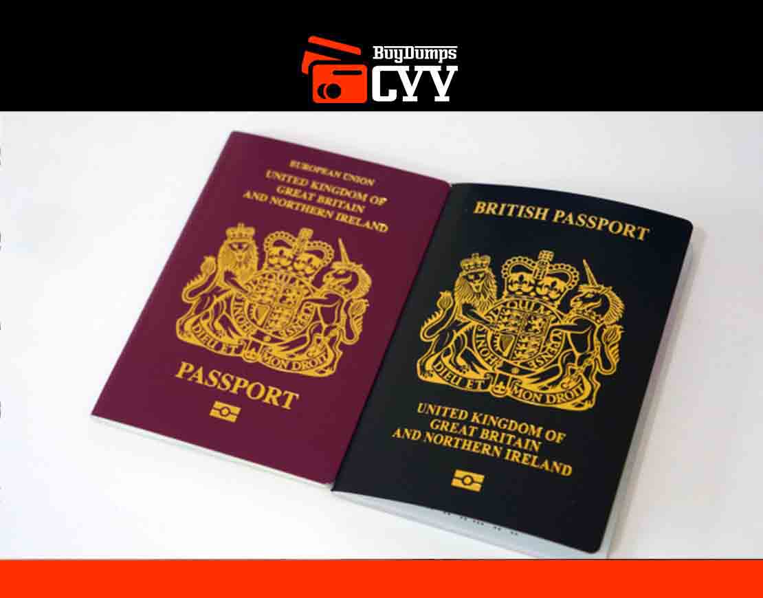 UK Passport scan