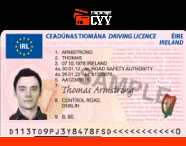 High Quality IRELAND Drivers License – IDs Available